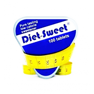 DIET SWEET PURE TASTING LOW CALORIES SWEETENER ( ASPARTAME 20 MG ) 100 TABLETS